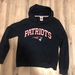 VS pink patriots sweatshirt